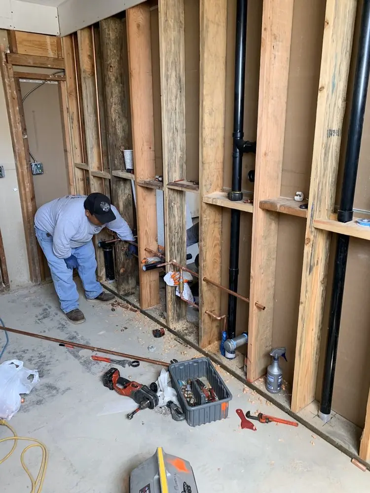 Commercial rough-in plumbing for Gas Line Repair in Downtown Clayton